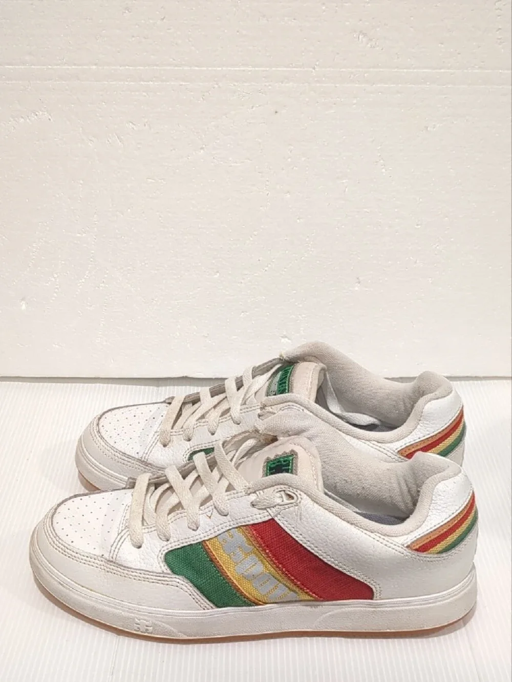 Rare Y2K Vintage Rasta Skate Shoe Sneakers.  Ipath x Nate Jones